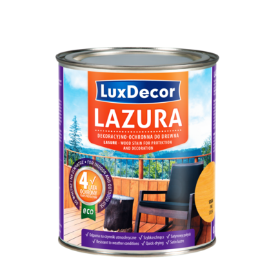 Lazura do drewna sosna 0,75 l LuxDecor