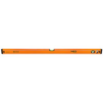 Poziomnica aluminiowa 100 cm, 2 libelle NEO