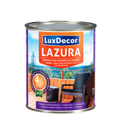 Lazura do drewna wenge 0,75 l LuxDecor