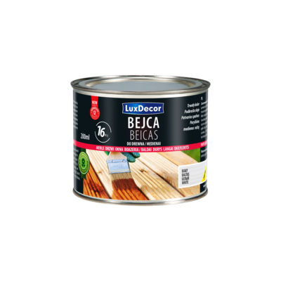 Bejca do drewna biały 0,2 l LuxDecor