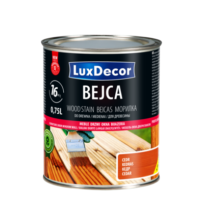 Bejca do drewna cedr 0,75 l LuxDecor