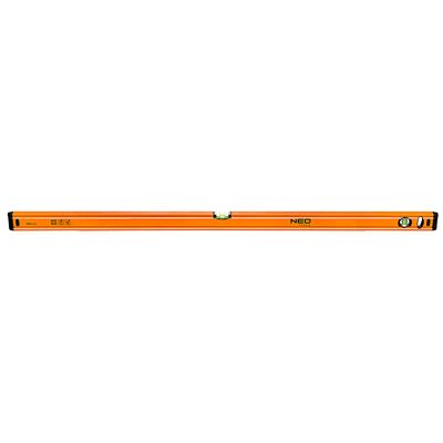 Poziomnica aluminiowa 120 cm, 2 libelle NEO
