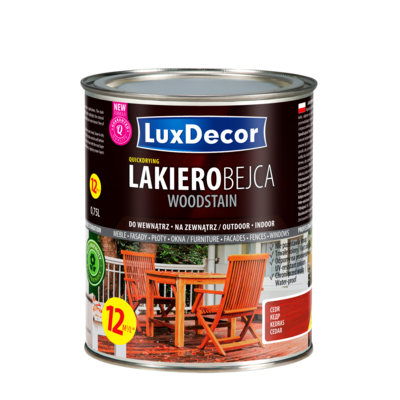 Lakierobejca do drewna cedr 0,75 l LuxDecor