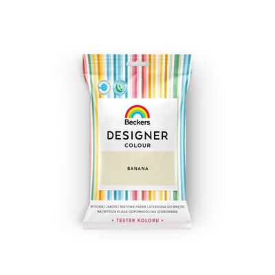 Farba lateksowa Beckers Designer Colour TESTER Banana 0,05 l