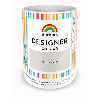 Farba lateksowa Beckers Designer Colour Cotton Candy 5 l