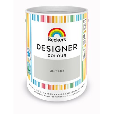 Farba lateksowa Beckers Designer Colour Light Grey 5 l