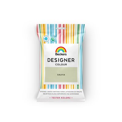 Farba lateksowa Beckers Designer Colour TESTER Salvia 0,05 l