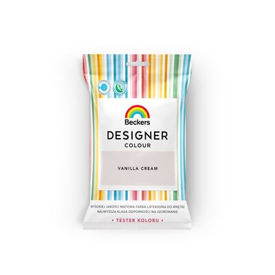 Farba lateksowa Beckers Designer Colour TESTER Vanilla Cream 0,05 l