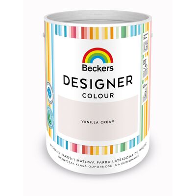 Farba lateksowa Beckers Designer Colour Vanilla Cream 5 l