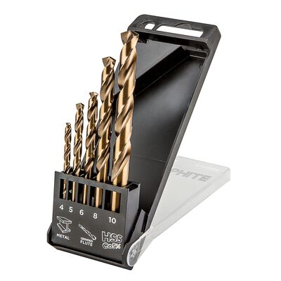 Wiertło do metalu HSS-Co, 4,0 - 10 mm, 5 sztuk GRAPHITE