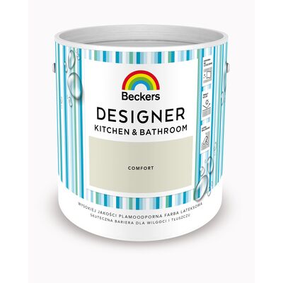 Farba lateksowa Beckers Designer KitchenBathroom Comfort 2,5 l