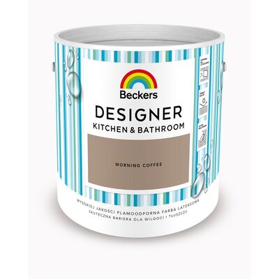 Farba lateksowa Beckers Designer KitchenBathroom Morning Coffee 2,5 l