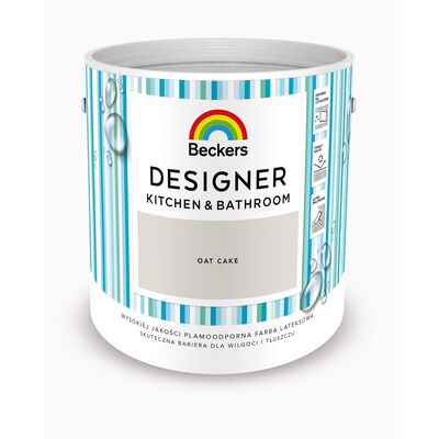 Farba lateksowa Beckers Designer KitchenBathroom Oat Cake 2,5 l