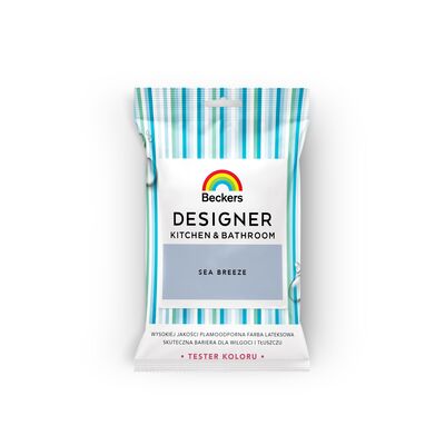 Farba lateksowa Beckers Designer KitchenBathroom Sea Breeze 0,05 l