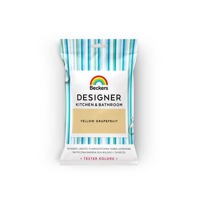 Farba lateksowa Beckers Designer KitchenBathroom Yellow Grapefruit 0,05 l