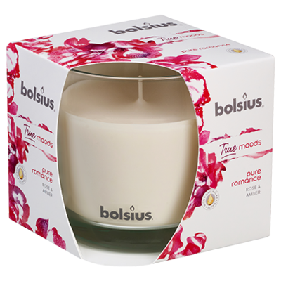 Świeca zapachowa w szkle 95/95 Pure Romance TM Bolsius