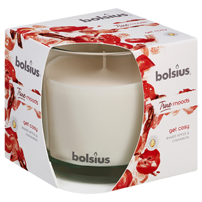 Świeca zapachowa w szkle 95/95 Get Cosy TM Bolsius