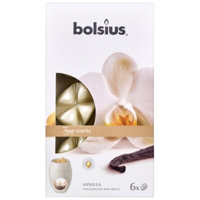 Woski zapachowe wanilia TS 6 sztuk Bolsius