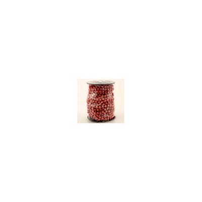 Girlanda koralikowa czerwona 7,5 mm x 8 m