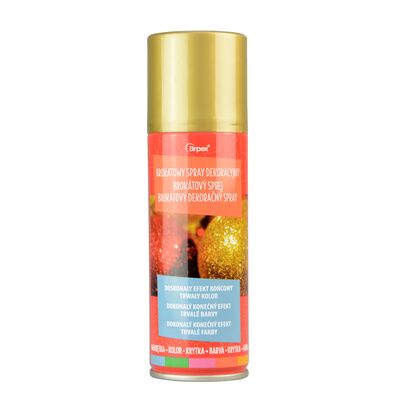 Spray dekoracyjny brokatowy złoty
