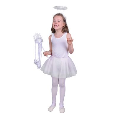 Strój śnieżynki - spódniczka tutu, opaska, różdżka