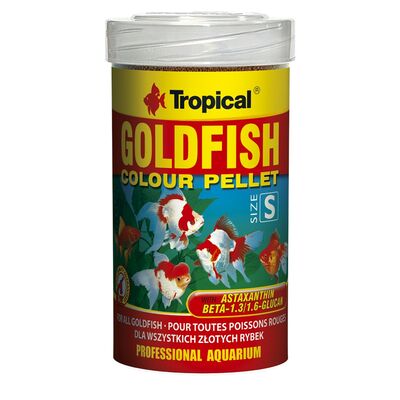 Granulat dla ryb goldFish Colour Pellet size S 100 ml / 45 g Tropical