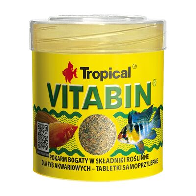 Tabletki wieloskładnikowe dla ryb Vitabin roślinny 50 ml / 36 g Tropical