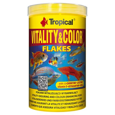 Pokarm dla ryb VitalityColor płatek 100 ml / 20 g Tropical