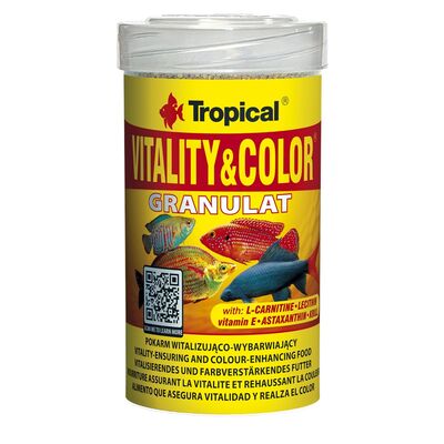 Granulat dla ryb VitalityColor 100 ml / 55 g Tropical