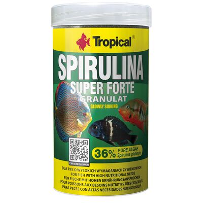 Granulat dla ryb Super Spirulina Forte 250 ml / 150 g Tropical
