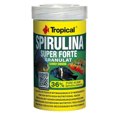 Granulat dla ryb Super Spirulina Forte 100 ml / 60 g Tropical