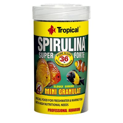 Granulat dla ryb Super Spirulina Forte mini 100 ml / 56 g Tropical