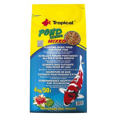 Pokarm dla ryb pływający POND STICKS MIXED 4 kg Tropical