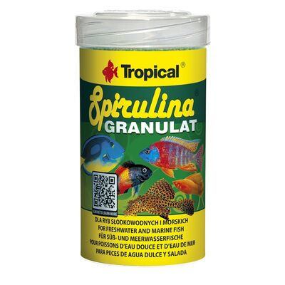 Pokarm dla ryb Spirulina Granulat 100 ml / 44 g Tropical
