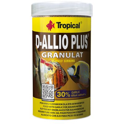 Granulat dla ryb D-Allio Plus 250 ml / 150 g Tropical