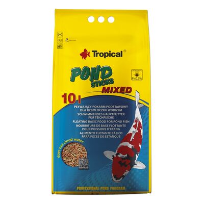 Pokarm dla ryb pływający pond Sticks mixed 10 l / 800 g worek Tropical