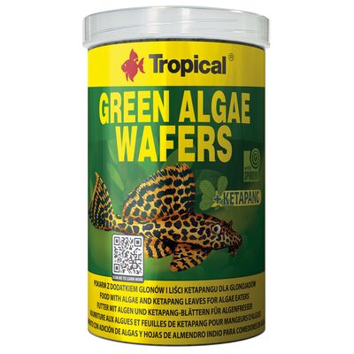 Pokarm dla glonojadów Green Algae Wafers 1000 ml / 450 g Tropical