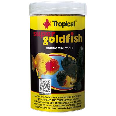 Pokarm dla złotych rybek Super goldFish mini Sticks 250 ml / 150 g Tropical