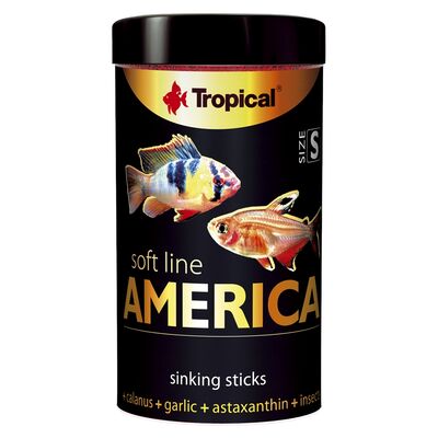 Pokarm dla ryb Soft Line America size S 100 ml / 56 g Tropical