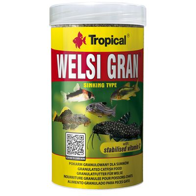Pokarm dla ryb welsi Gran 250 ml / 162,5 g Tropical