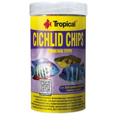Karma dla ryb Cichlid Chips 250 ml / 130 g Tropical