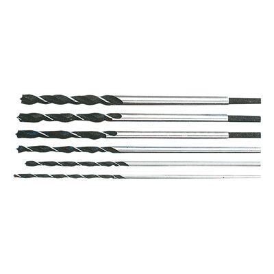 Wiertło do drewna spiralne 6 - 14 mm, zestaw 6 sztuk Top Tools
