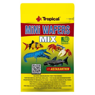 Pokarm dla ryb dennych mini Wafers mix 90 g Tropical