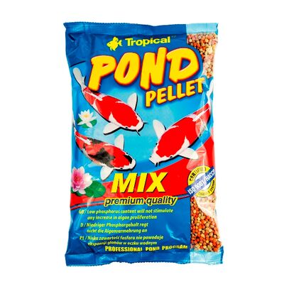 Pokarm dla ryb pływający pond Pellet mix worek 1000 ml / 130 g Tropical