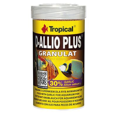 Granulat dla ryb D-Allio Plus 100 ml / 60 g Tropical