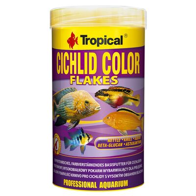Pokarm dla ryb Cichlid Color Flakes 250 ml / 50 g Tropical