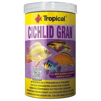 Granulat dla ryb Cichlid Gran 1000 ml / 550 g Tropical