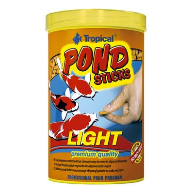 Pokarm dla ryb pływający pond Sticks light worek 1000 ml / 90 g Tropical
