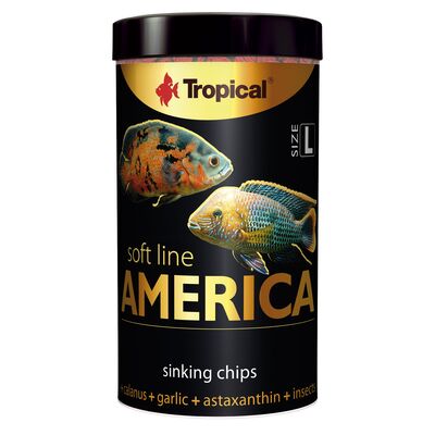 Pokarm dla ryb Soft Line America size L 250 ml / 130 g Tropical