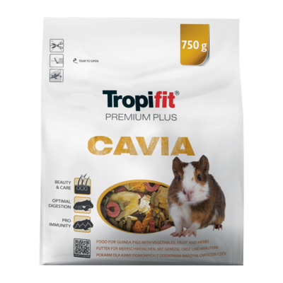 Pokarm dla świnki morskiej Cavia Tropifit Premium Plus 750 g